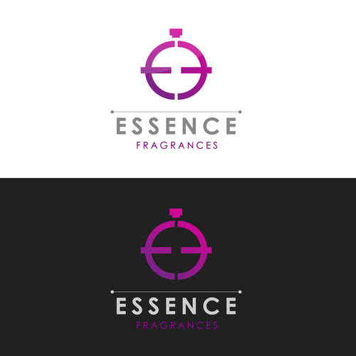 PERFUME Stores LOGO - Fragrances Outlet - ESSENCE Fragrances Design by limitlessgraphics