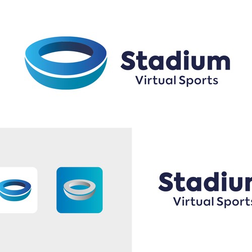 "Stadium Virtual Sports" Formal Logo Design Design by Uli Estrada