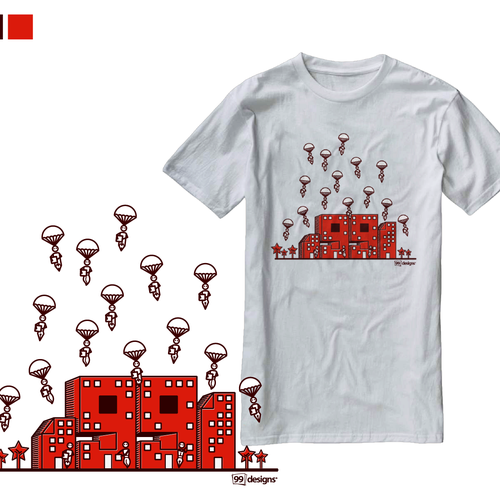Create 99designs' Next Iconic Community T-shirt Design by cissy ( Qilart )