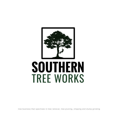 sleek and professional logo for a tree business Design by arttomorrow concept™