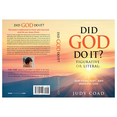 Design book cover and e-book cover  for book showing the goodness of God Design by Klassic Designs