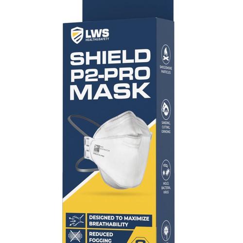 Designs | SHIELD-P2-PRO Mask | Product packaging contest