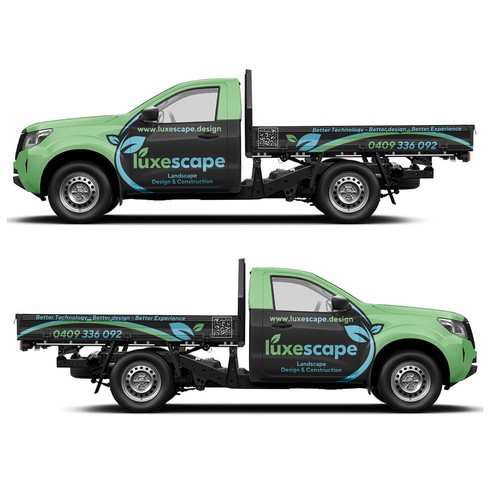 Design a luxury truck wrap for an innovative landscaping firm Design by Anugerah ilahi