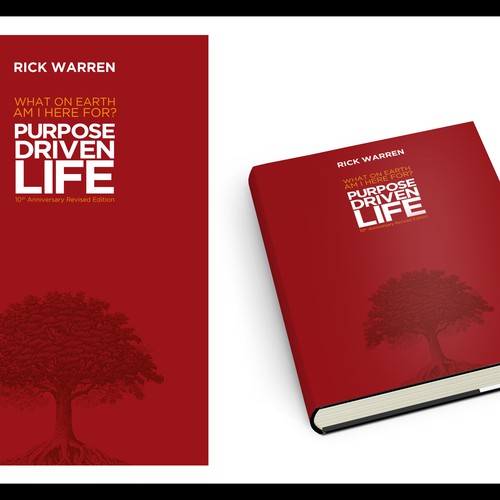 Book cover redesign for "What on Earth Am I Here For? The Purpose Driven Life" by Rick Warren Design by riverbed