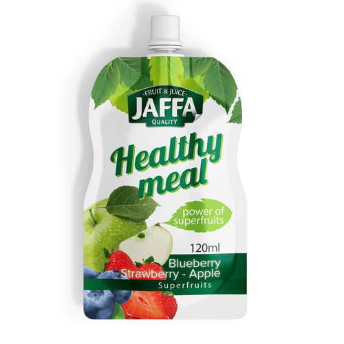 Develop Concept Design for Jaffa "Fruit in Pocket" adults’ fruit and berry puree Design by syakuro