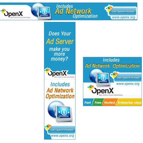 Banner Ad for OpenX Hosted Ad Server Réalisé par GridDigitals