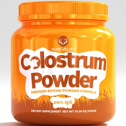 Design di Re-design Supplement Label to capture Amazon shopper attention & boost CTR - Colostrum Powder di DagDigi