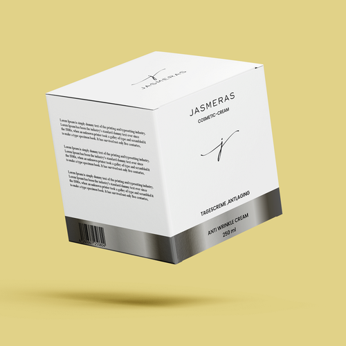 Packaging design for a cosmetic-cream required Design réalisé par Fast Studio⚡