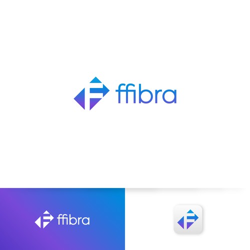 Logo for Fiber Internet Provider Diseño de dvnatic