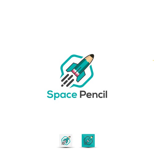 Lift us off with a killer logo for Space Pencil Ontwerp door elsmgn