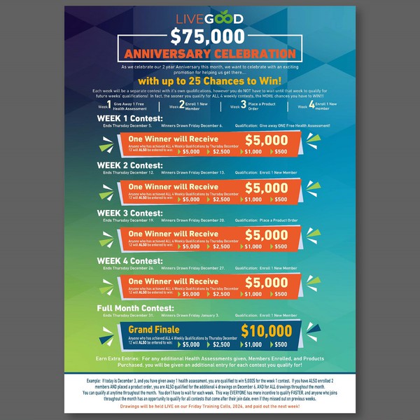 Flyer for Marketing LiveGood