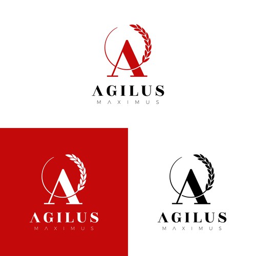 Logo for project "agilus-maximus.com" Design by MOHStudio_