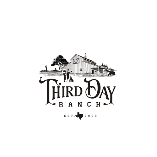 Design Capture essence of Texas ranch experience in new Third Day Ranch logo di Epiphanie