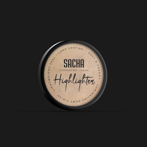 Sacha Luminating Cream Highlighter Design by Baba Gafarov