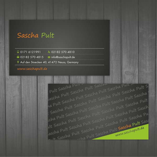 Design by Mina_d titled "New business card for me"