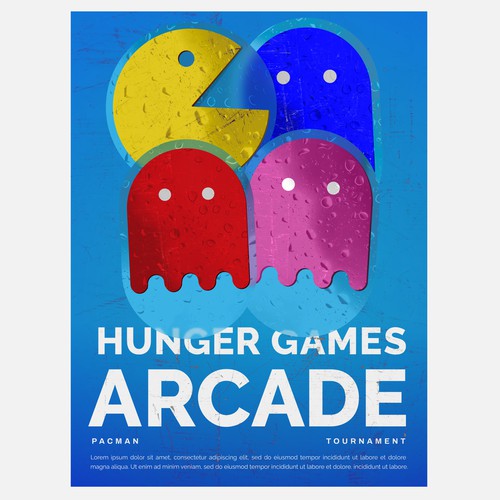 Design cover art for PACMAN arcade exhibit Design by eavum