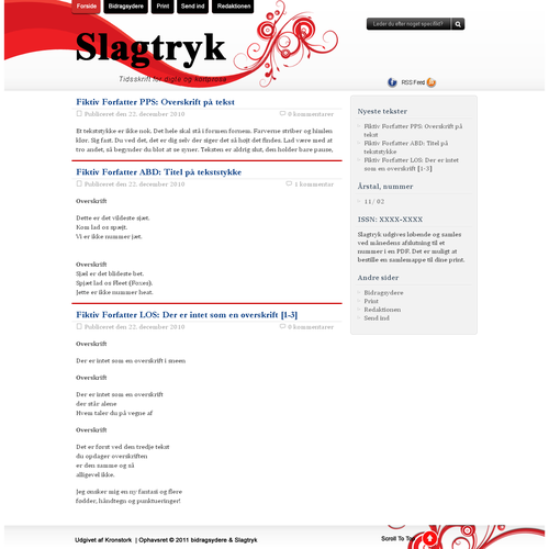 Simple Header and Footer for website Design von pohelasoft