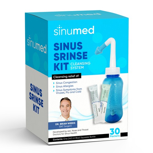 Designs | Redesign Flagship Packaging for Sinumed® Sinus Care System ...