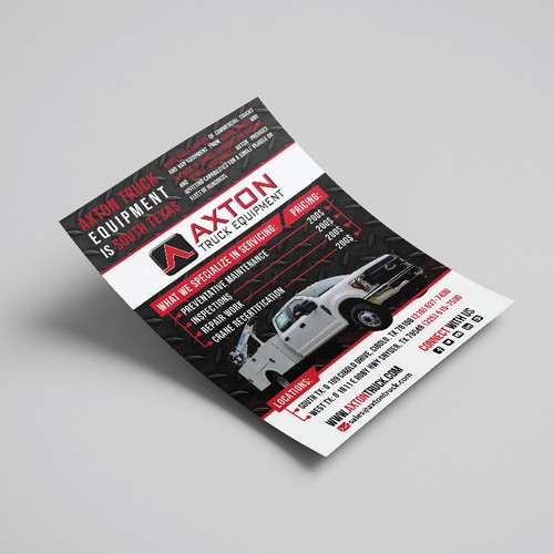 Need a flyer to introduce our new service department Design by dipakarna