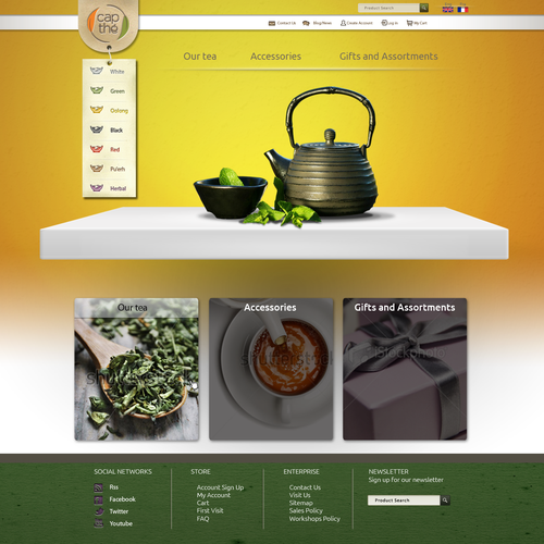Proposta di design per un contest della categoria Design di sito web realizzata da deyan