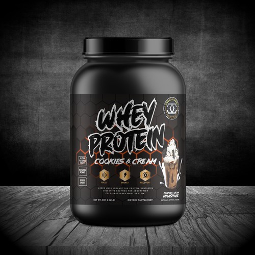 Design Protein Label por Fredrick Balois