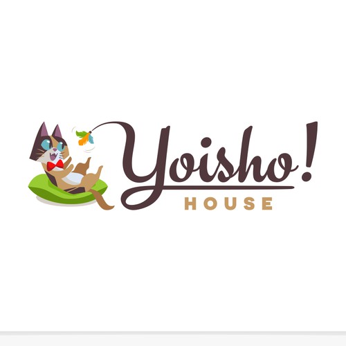 Cute, classy but playful cat logo for online toy & gift shop Design by Aries N