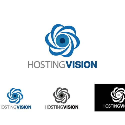 Create the next logo for Hosting Vision Diseño de Jason_Heo