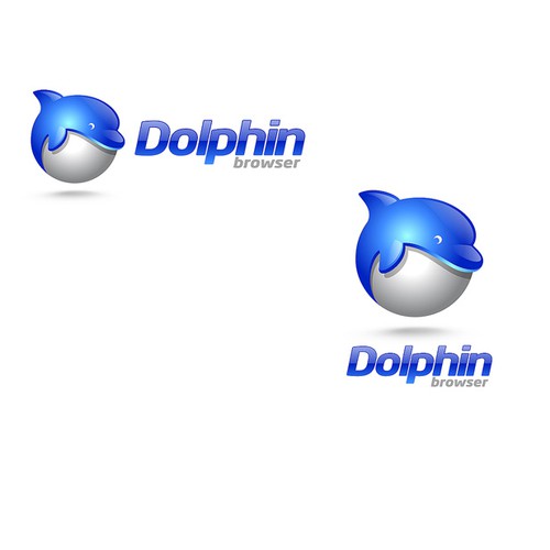 New logo for Dolphin Browser Diseño de grade