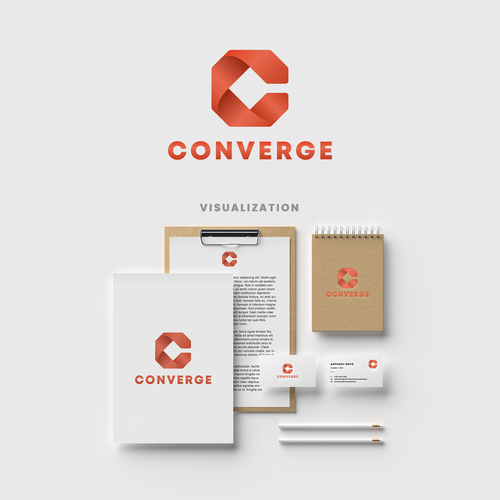 Logo for Converge event Design by karameru