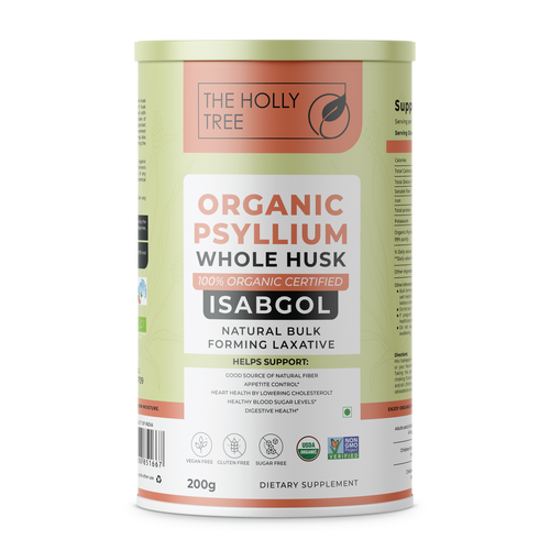 Organic Psyllium Whole Husk Label Design by Sayyed Jamshed