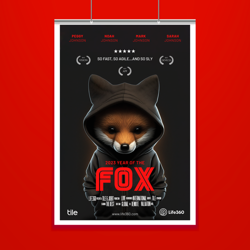 Design di Life360 2023 Year of the Fox Poster di ar.cho