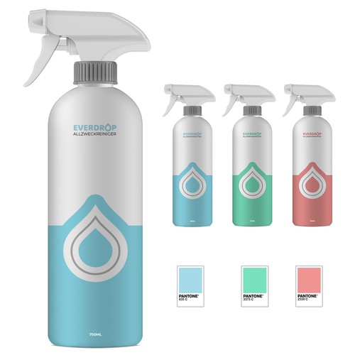 gs-designsさんのPremium Spray Bottle and Packaging for Cleaning Suppliesデザイン