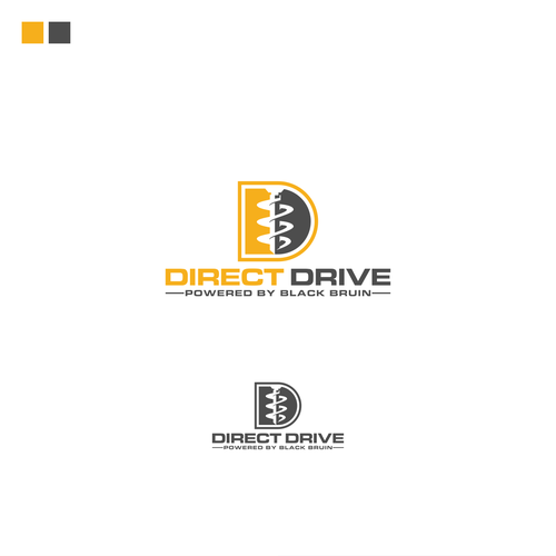 Design Direct Drive Logo di Log_In