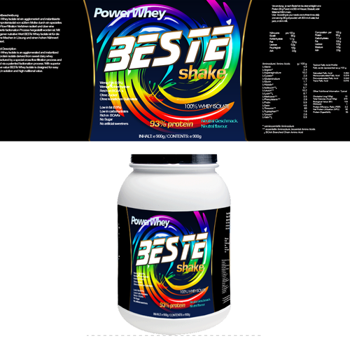 Diseño de Striking, colourful, fruity label needed for the best Protein de Maka2