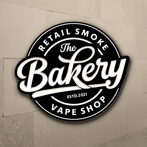 Smoke Shop Called "The Bakery" Logo Design by Agenciagraf