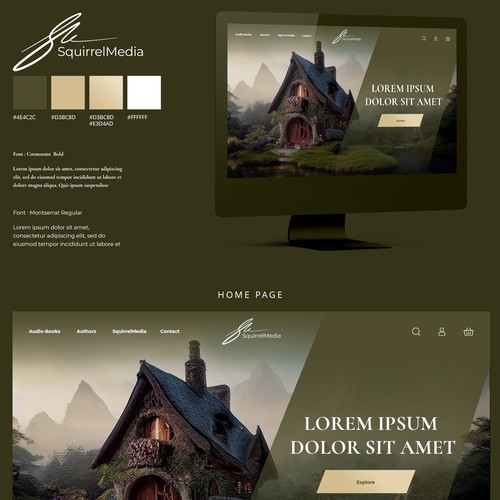 Web page design contest entry by Beryl O.