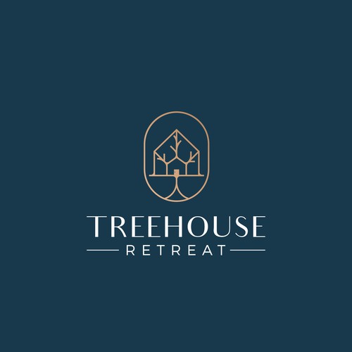 Treehouse Hotel Logo Design by SteffanDesign™