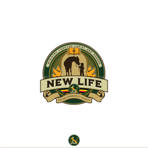 Equine Ministry School Logo Diseño de Retros.YKC