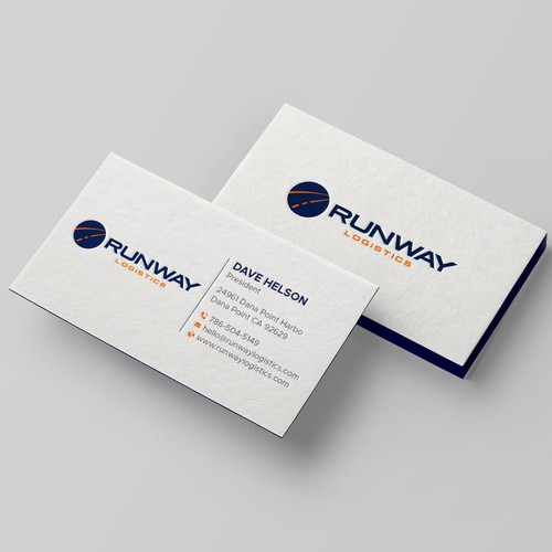 Runway Logistics Business Card Design by Taaiebah