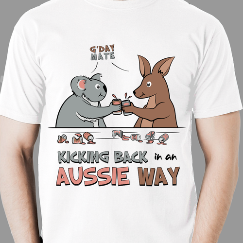 Australian T-shirts Design by GK_Kolektiv