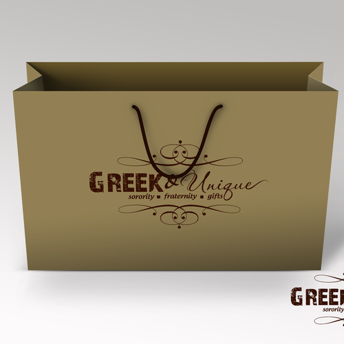 New logo wanted for Greek and Unique! Réalisé par ✱afreena✱