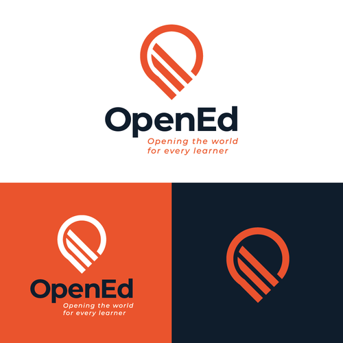 Design a timeless logo for the future of education. The world has changed. The future is open. Design by Cirque du Franka