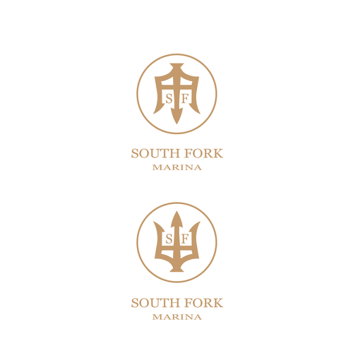 Design logo for newest and greatest mega-yacht marina in yachting capital of world.  Onward work. Design by ManevaDesigns