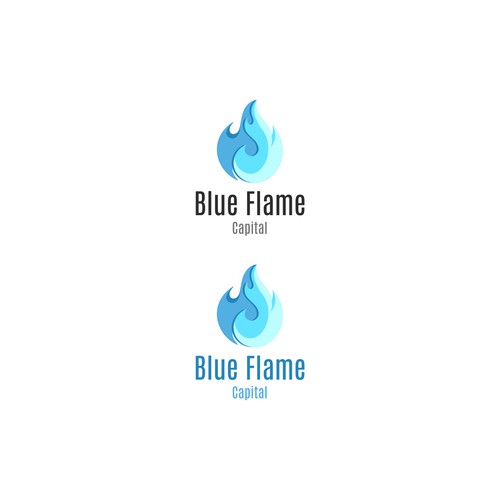We need a Blue Flame Logo worthy of classic car hood status...but not...really. Design by Mohamd El Hajjaj