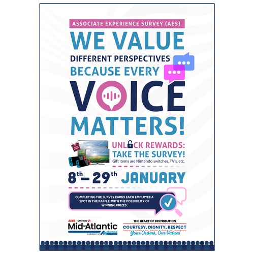 Acme Survey Need 100% Participation Design by Dedi Funda