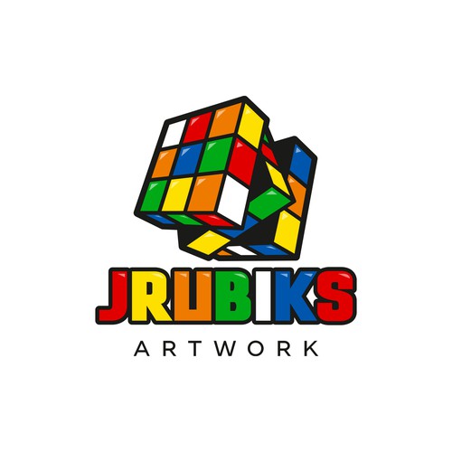 Puzzle together a Rubiks Cube Art business design! Design by Studio MH