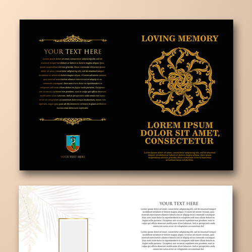 Passport-Style booklet Design Contest Design by Hisna