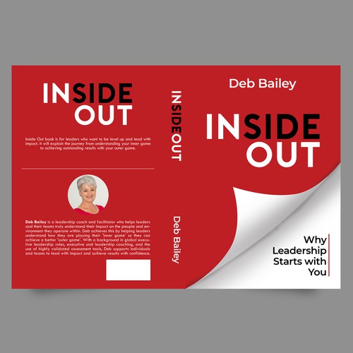 Debs Inside Out book cover Design réalisé par Yna