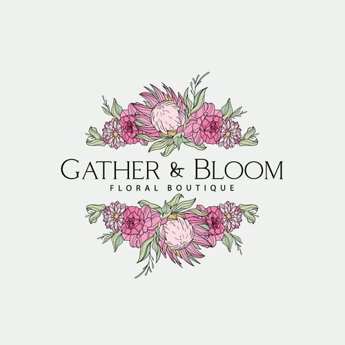 A gorgeous eye catching logo design for a new floral boutique Design by Mararti