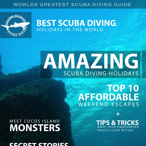 eMagazine/eBook (Scuba Diving Holidays) Cover Design デザイン by Royal Graphics